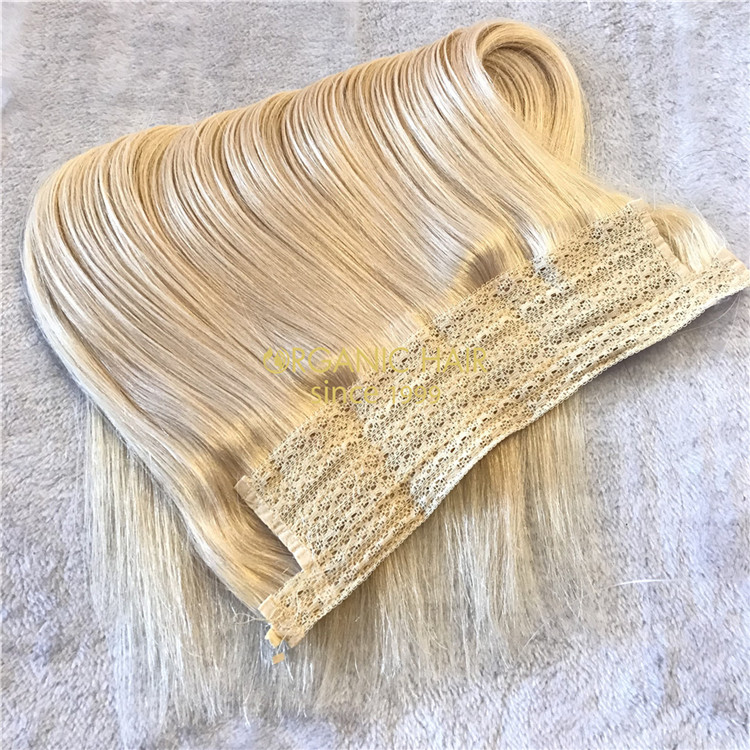 Cheap halo hair extensions and good reviews platinum color X79